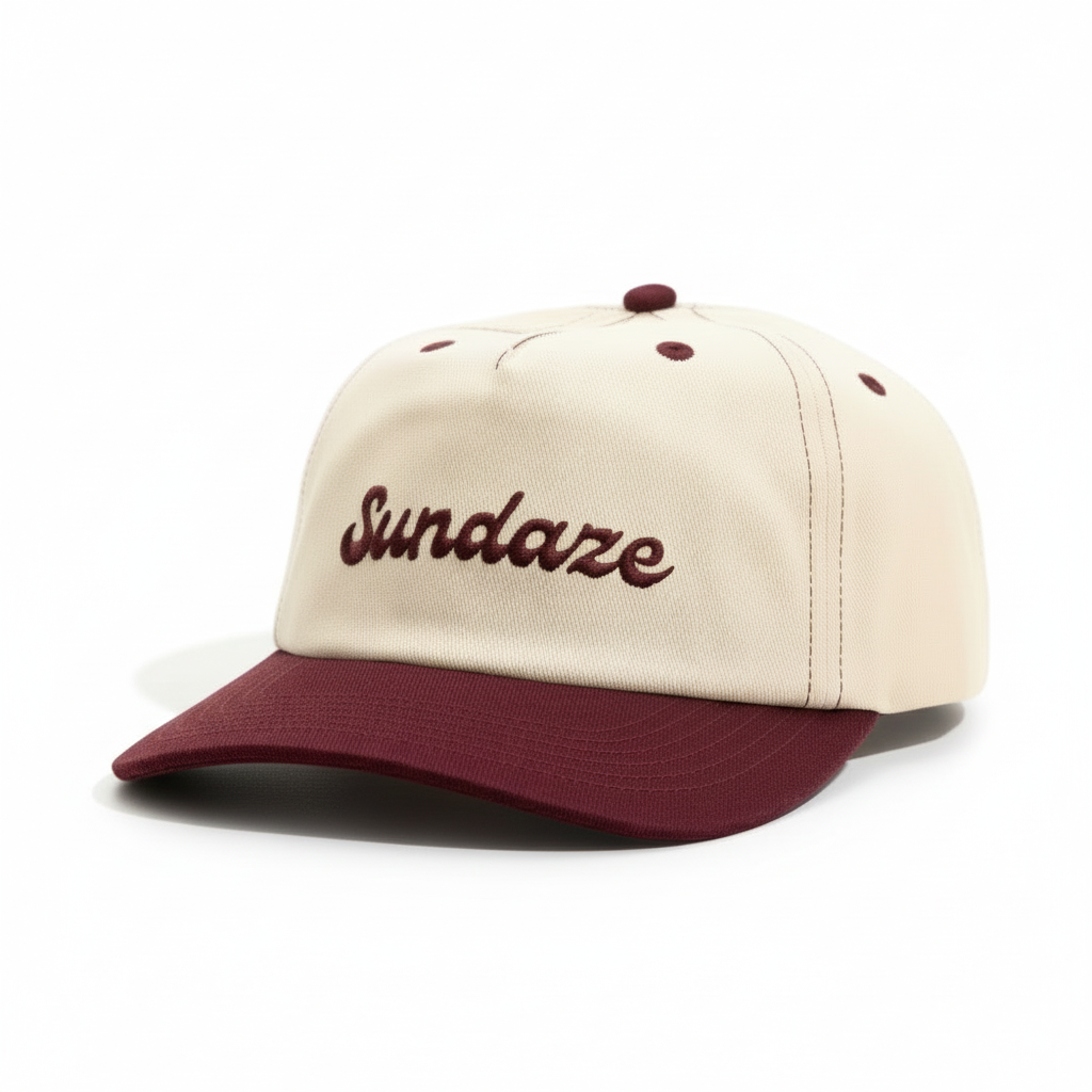 86' Retro Cotton Snapback Maroon – SunDaze California