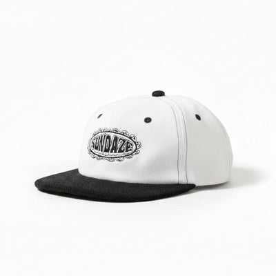 Black and White "SunWave" Snap Back Hat