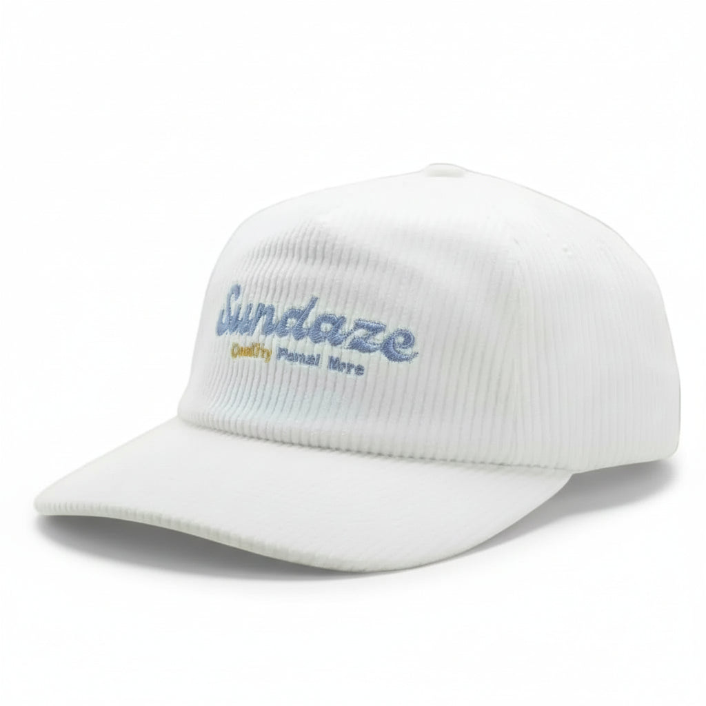 86' Corduroy White/Blue – SunDaze California