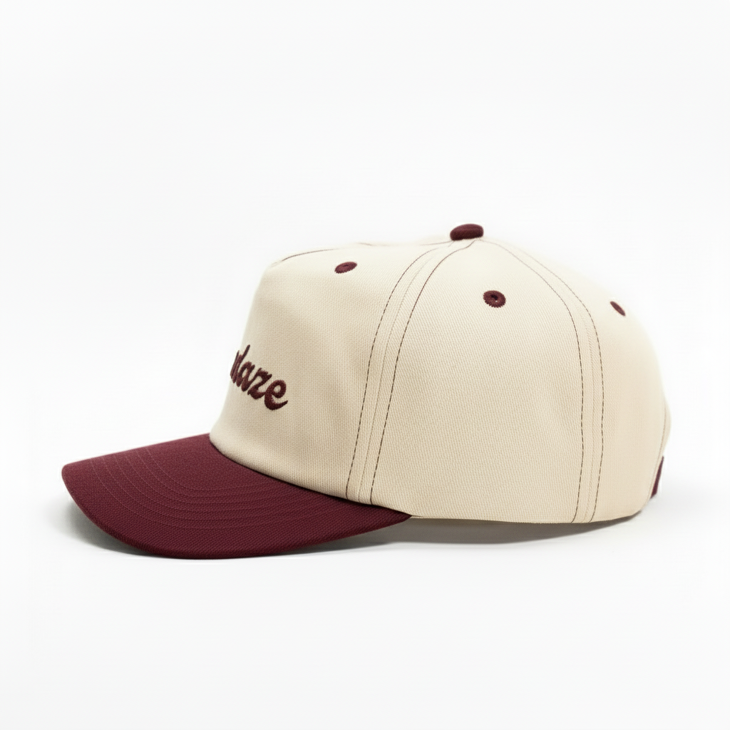 86' Retro Cotton Snapback Maroon - OUT OF STOCK