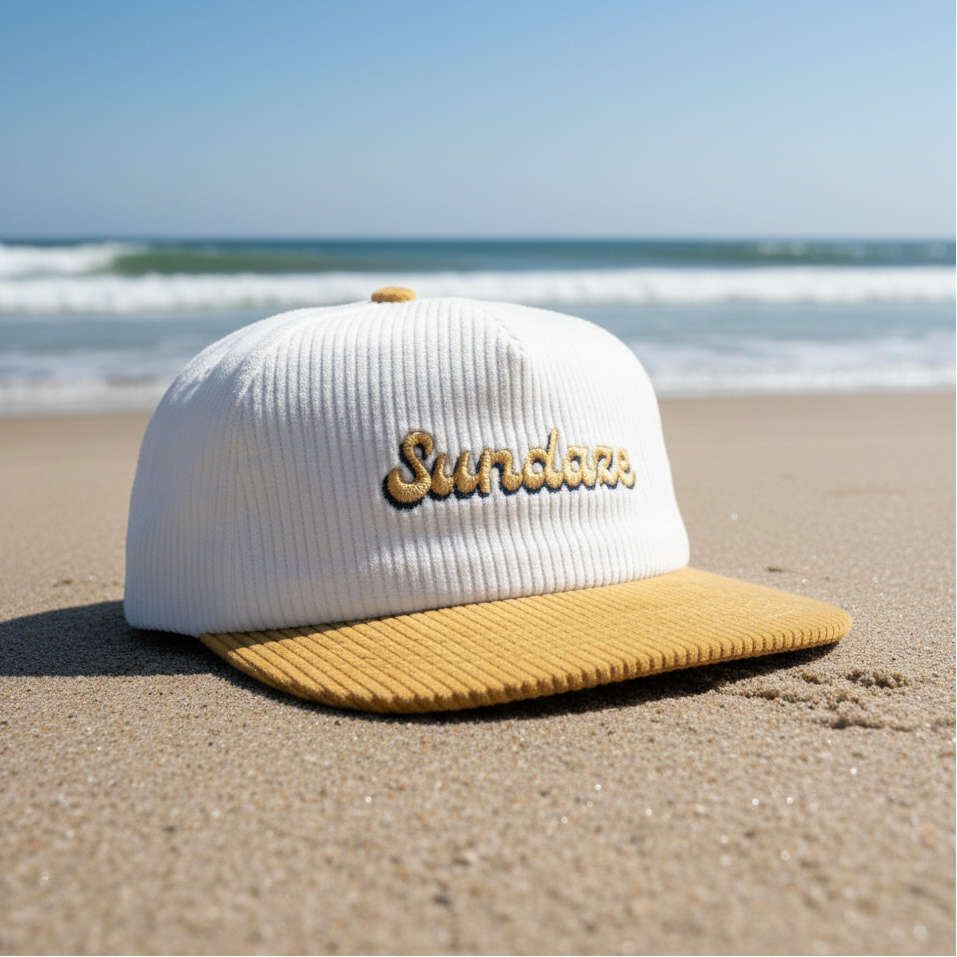 86' Split Snapback Yellow Corduroy