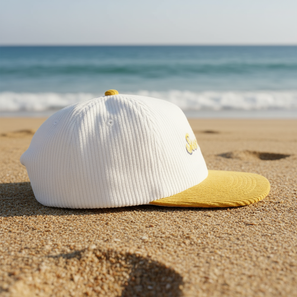 86' Split Snapback Yellow Corduroy