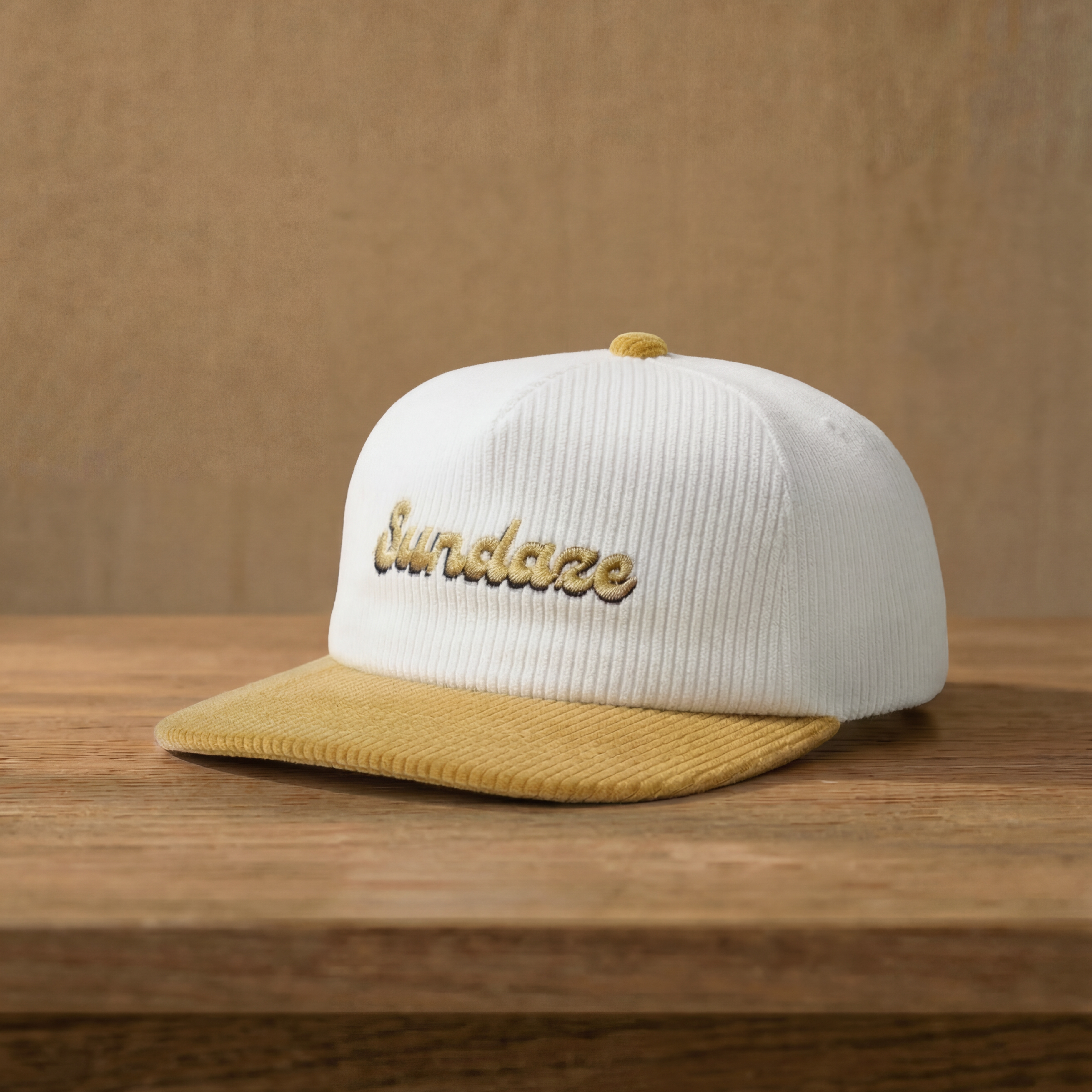 86' Split Snapback Yellow Corduroy