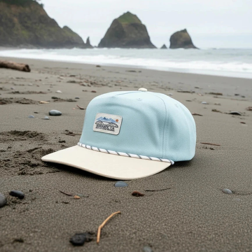 Teal and White Cotton Adventure Seeker Nylon with cord