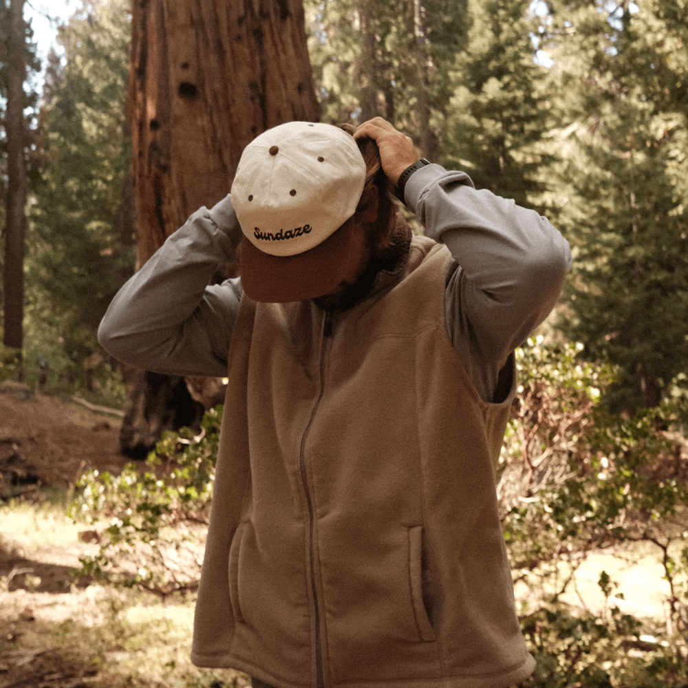 Pacific Cotton Snapback Creme/Brown