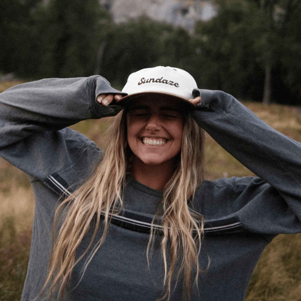 Pacific Cotton Snapback Creme/Brown