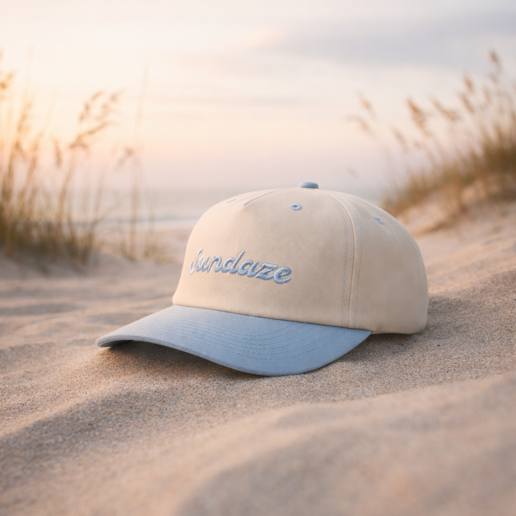 86' Pacific Cotton White/Blue