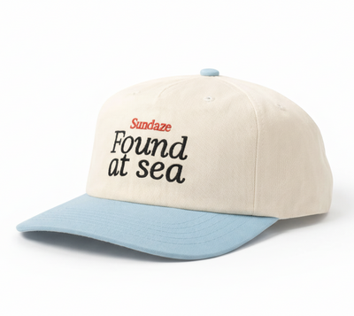 Found at Sea Teal Blue and White Cotton