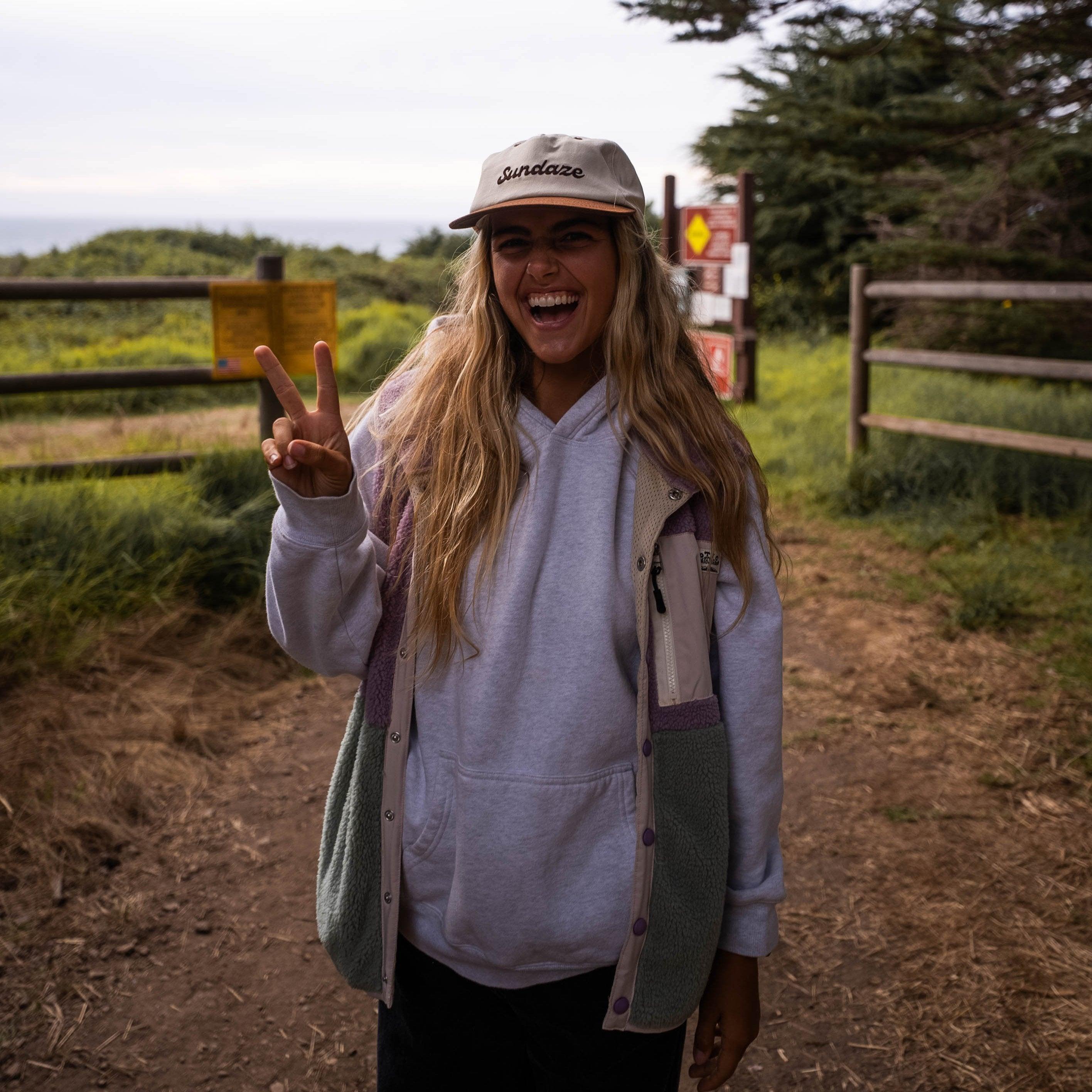 Pacific Cotton Snapback Creme/Brown