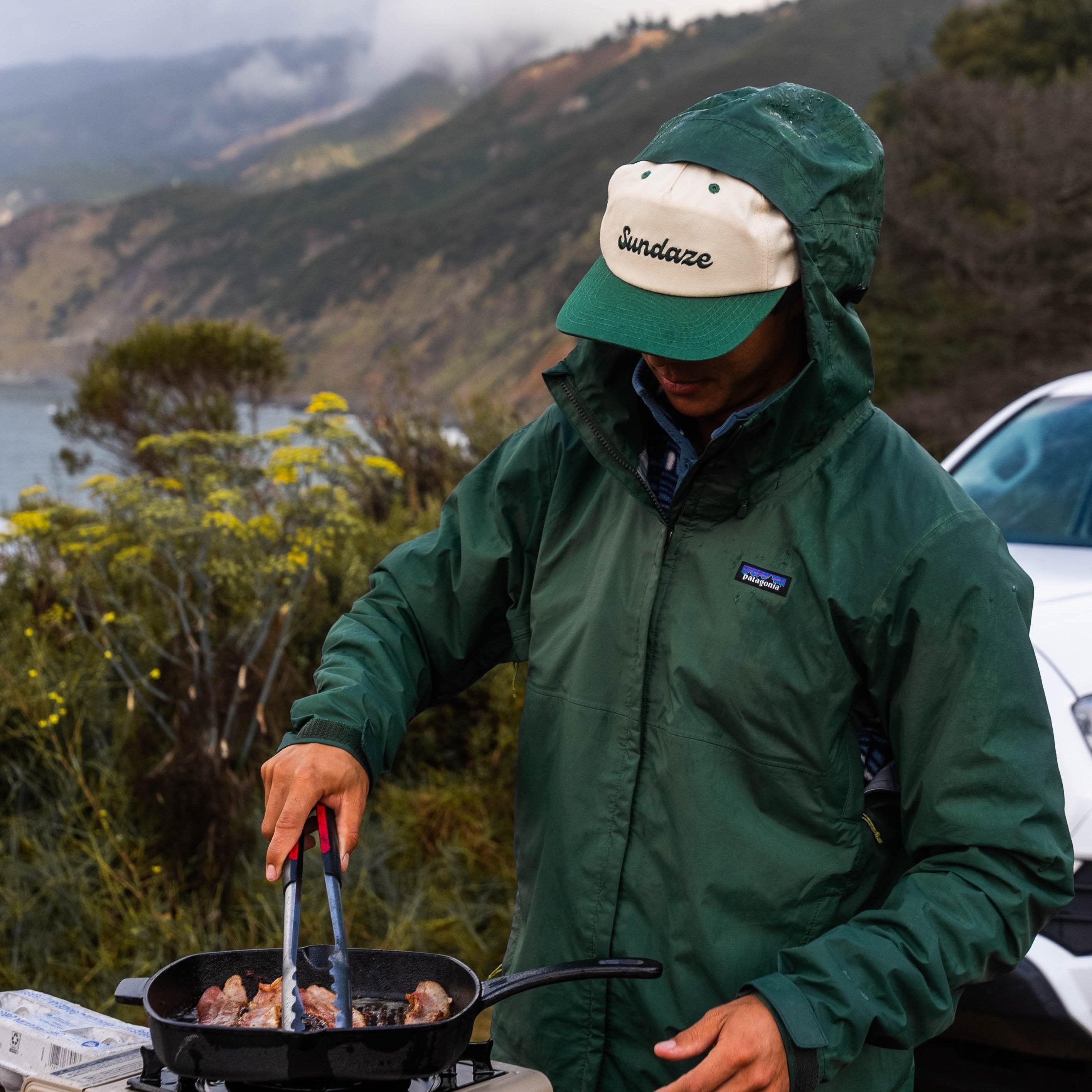 86' Pacific Cotton Snapback White/Green