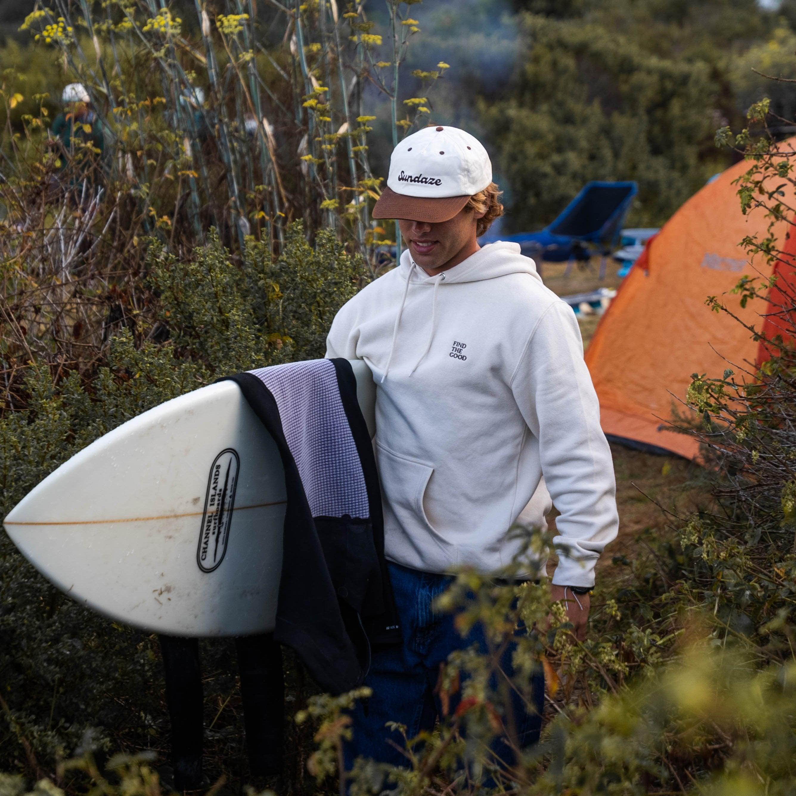 Pacific Cotton Snapback Creme/Brown