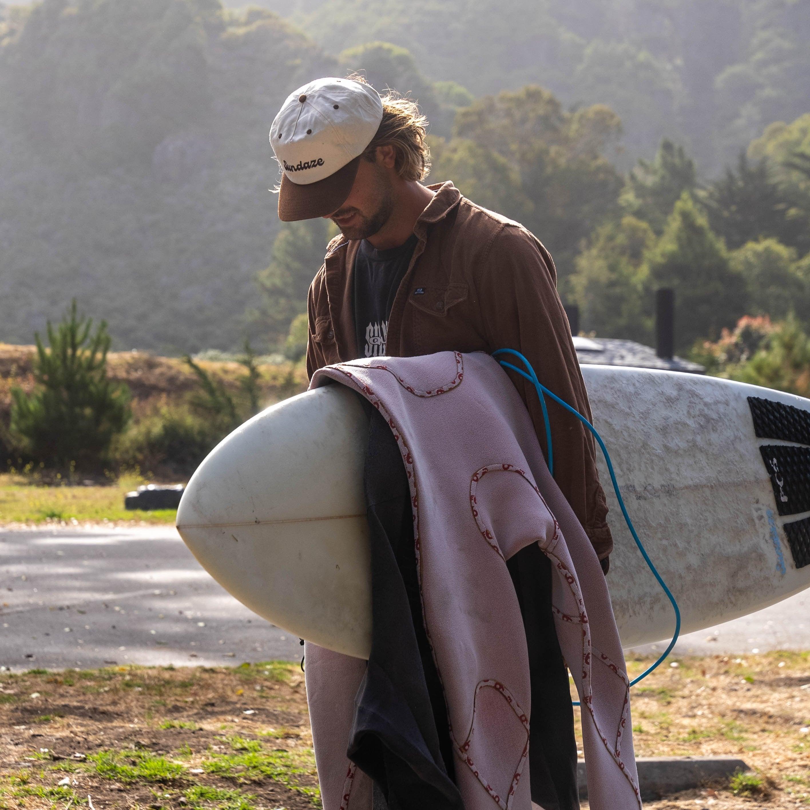 Pacific Cotton Snapback Creme/Brown