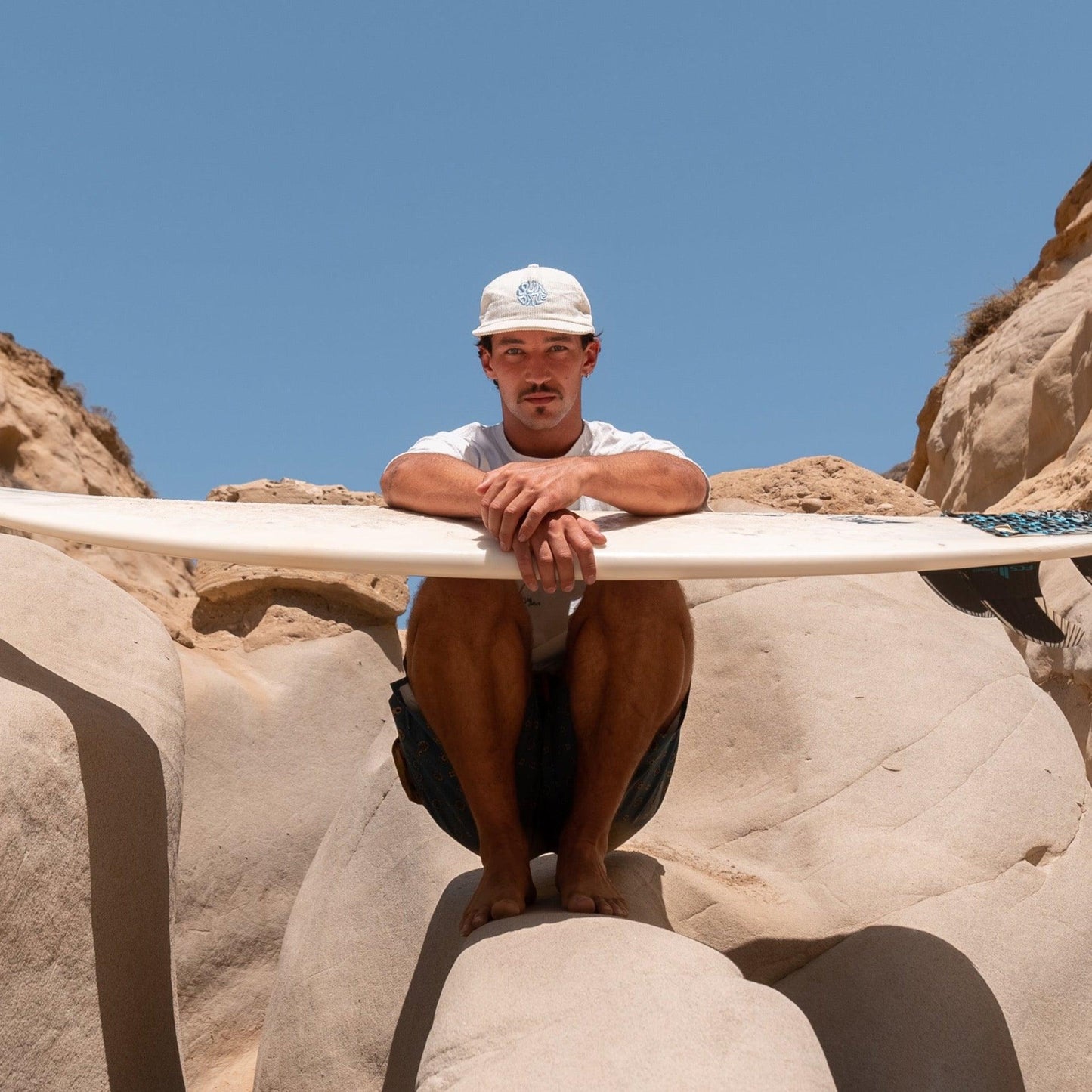 White Out Corduroy SunDaze Circle 5-panel-SunDaze California
