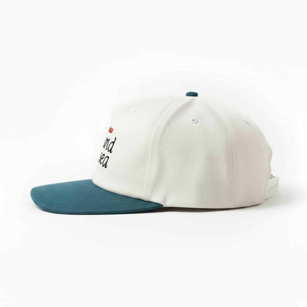 Found at Sea Dark Blue and White Cotton