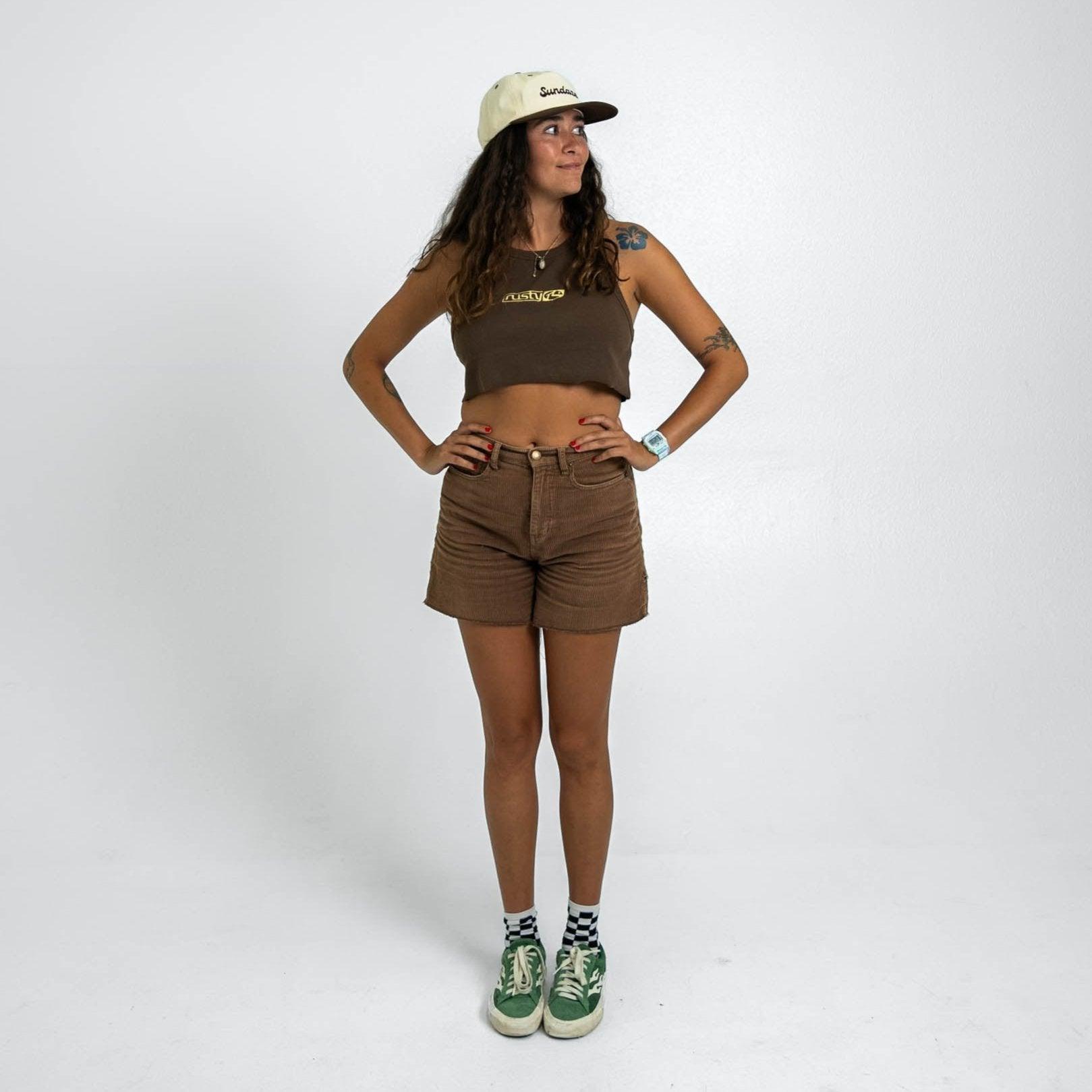 Pacific Cotton Snapback Creme/Brown