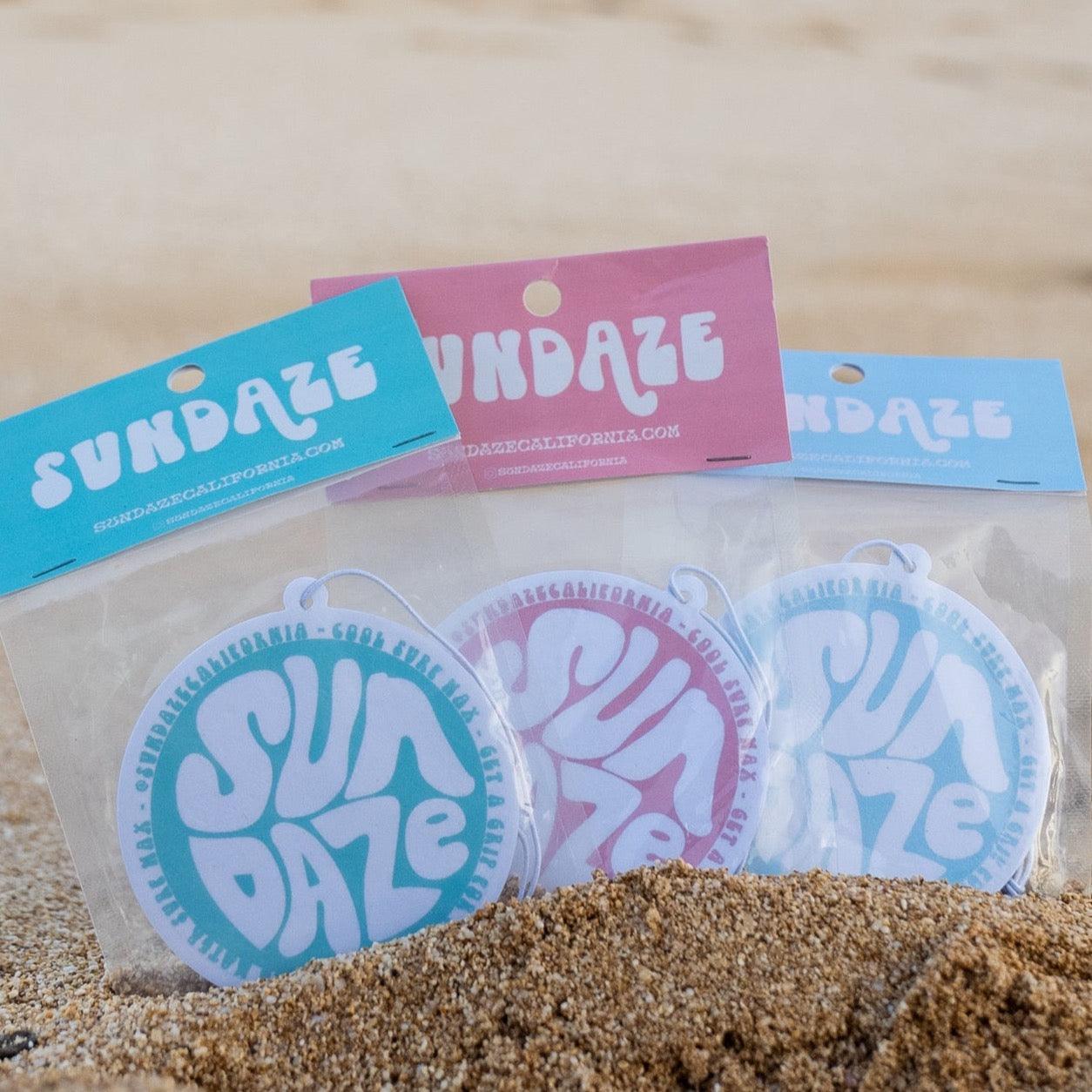 Surf Wax 3 Pack of Air Fresheners SunDaze-SunDaze California